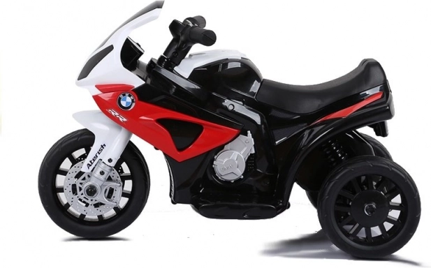 Accu-gemotoriseerde BMW S1000RR driewieler rood