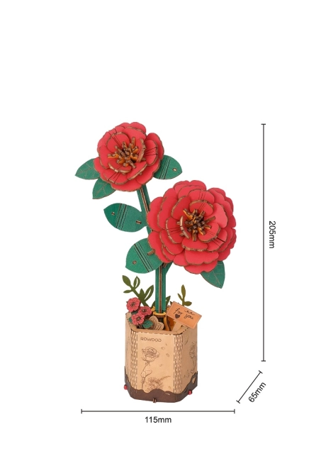 Realistic flower as a lasting decoration
