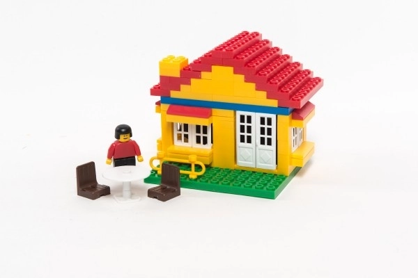 Bouwpakket Cheva 6 Huis plastic 86 stuks in doos 22,5x15x5cm