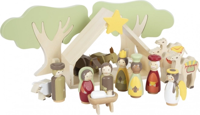 Small Foot Kerstmis houten kerststal
