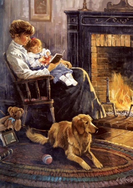Puzzle Histoire du coucher 1000 pièces