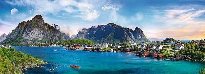 Puzzel 500 stukken panorama – Lofoten, Noorwegen