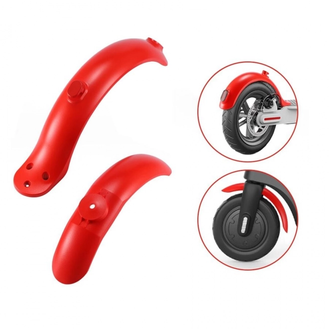 Fenderset voor Xiaomi M365/PRO step - rood