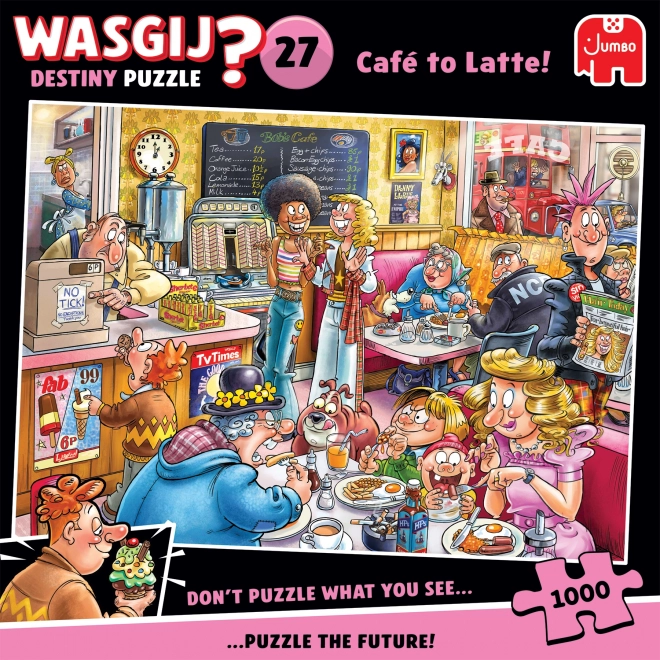 Puzzle Wasgij Destiny 27: Latte Café 1000 Pieces
