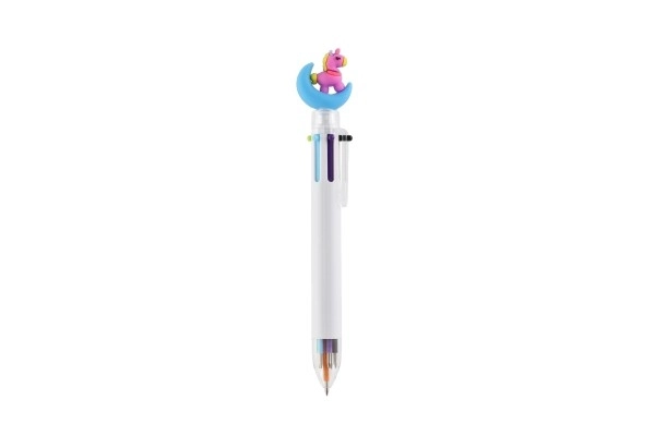 Zes-kleurige pen met eenhoorn
