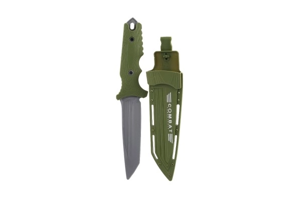 Militair mes met plastic hoes 25cm op kaart
