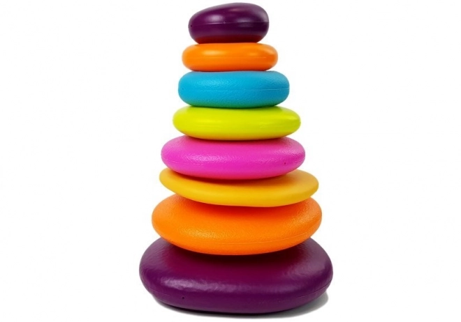Bunte Pyramide mit Ringen für Kinder