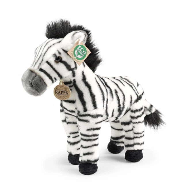 Zèbre en peluche debout 30 cm ECO-FRIENDLY