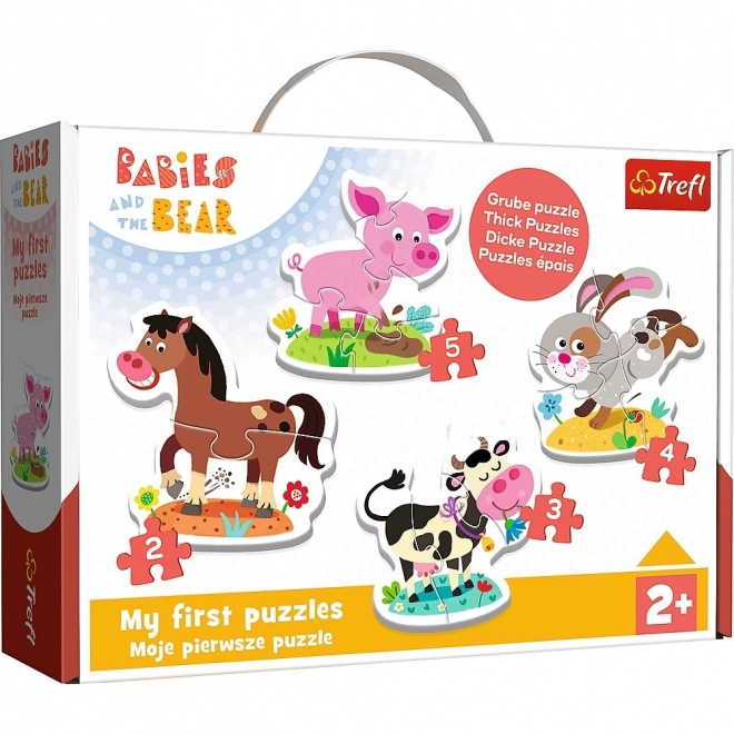 Puzzel Baby Classic: Op de boerderij