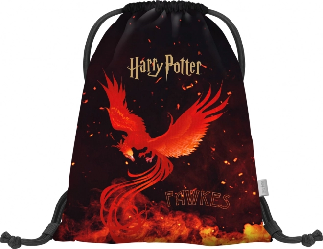Complete set: pencil case and drawstring bag in a unified design