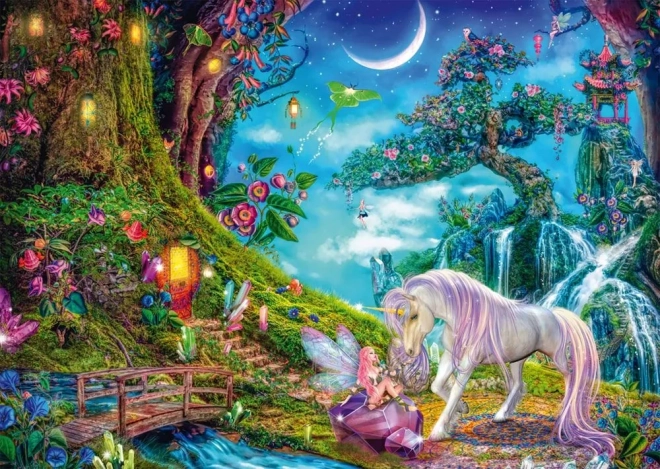 Puzzle Licorne et Fée 1000 pièces