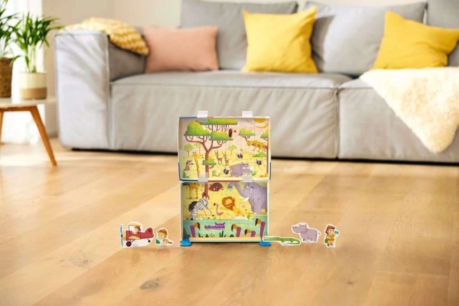 RAVENSBURGER Puzzel&Speel: Safari 2x24 stuks