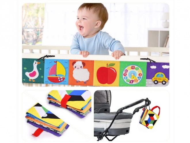 Faltbares Sinnesbuch für Babys