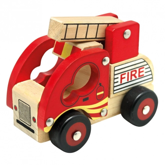 Bino Houten Brandweerauto