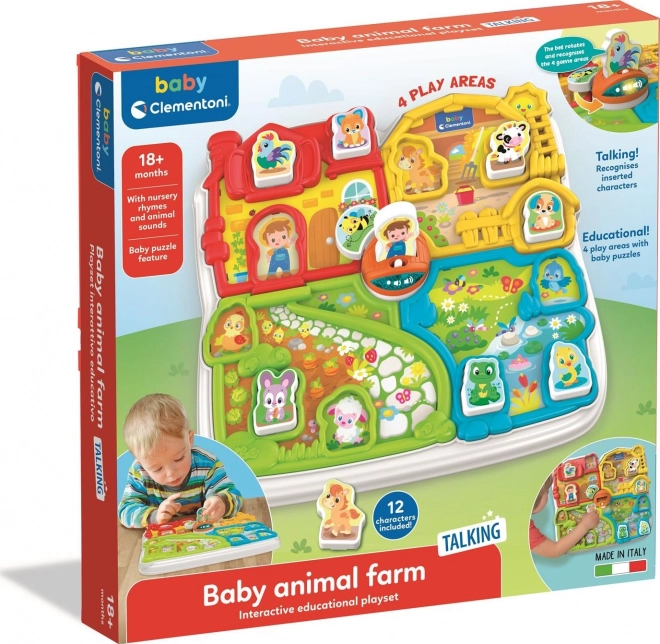 Interactive Baby Animal Farm with Melodies and Sounds