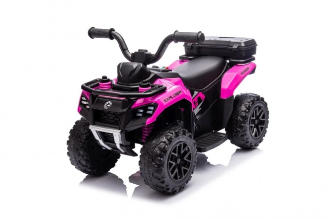 Electric Pink Children's Quad Bike Explorer