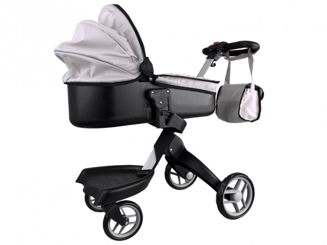 Grote diepe wandelwagen voor poppen – Beige
