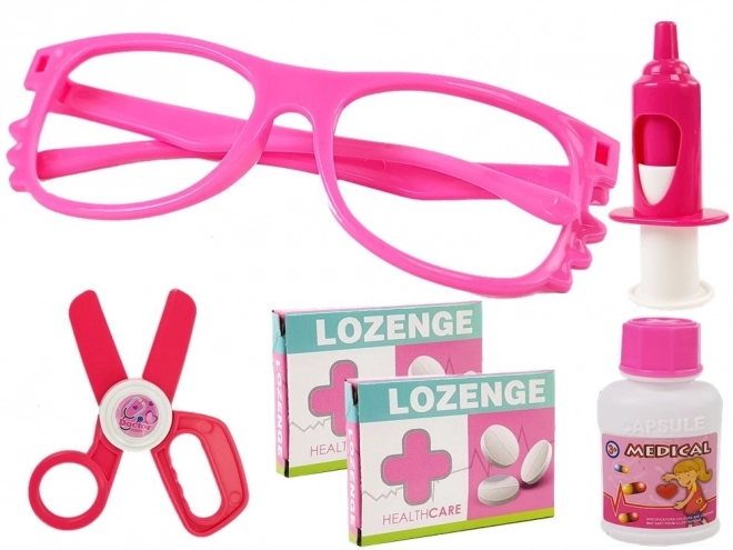 Medische set Tandartsstand Drup Stethoscoop Boortjes Tandenborstel