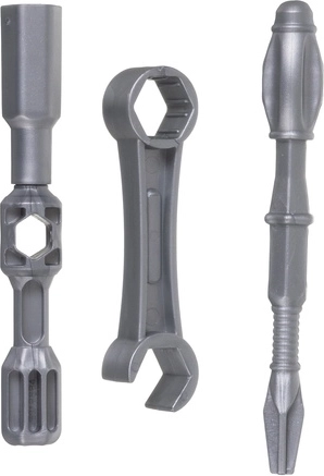 Kindergereedschap inbegrepen