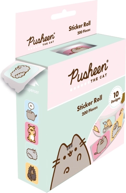 Sticker Set with Pusheen Theme (200 pcs)