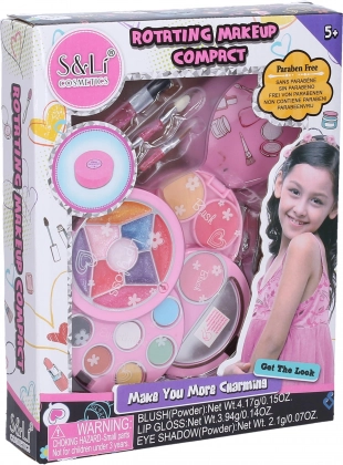 Cosmetic Set with Tiered Palette for Makeup