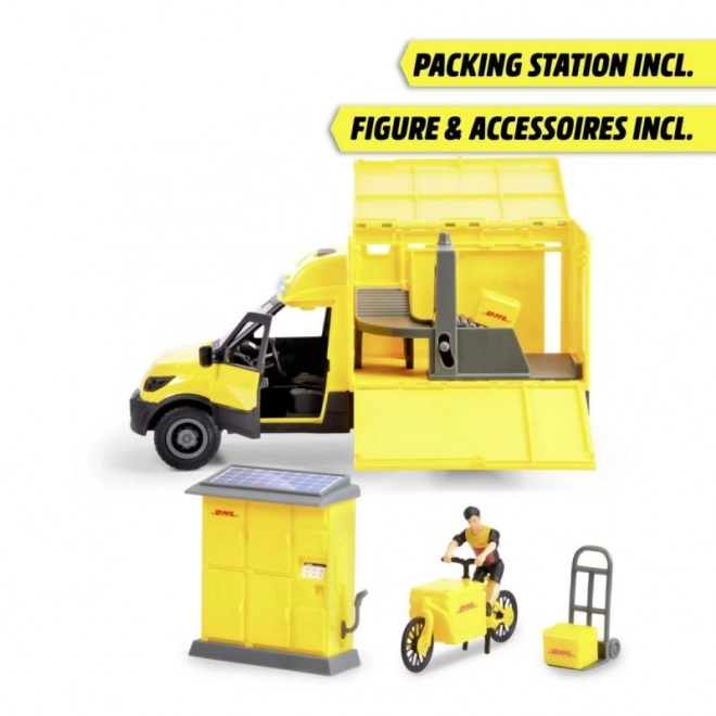 Ensemble avec véhicule DHL 25 cm City