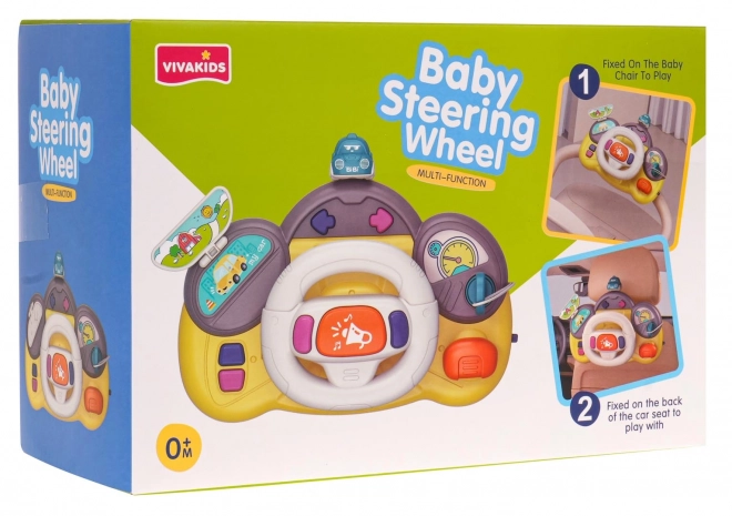Interactief stuurwiel voor kleine kinderen