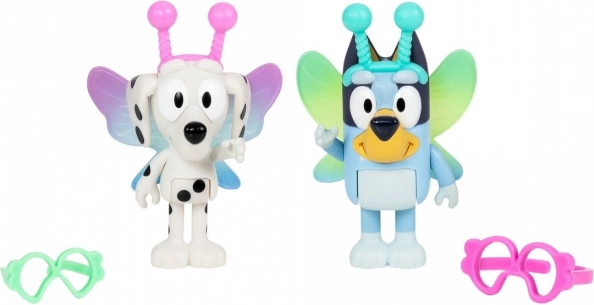 Bluey figuren dubbelverpakking Baby Bluey en Chloe