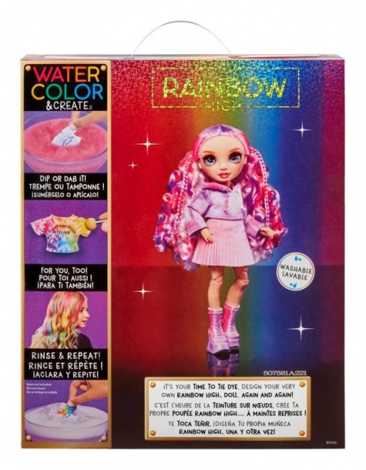 Rainbow High WaterColor pop - paarse ogen TV