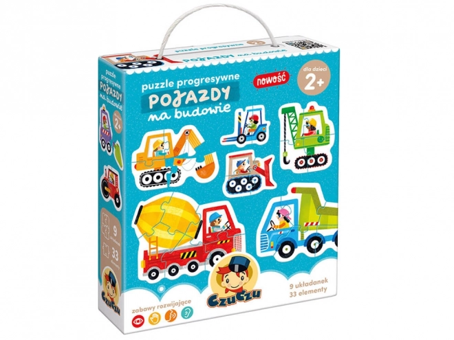CzuCzu progressieve puzzel voertuigen op de bouwplaats