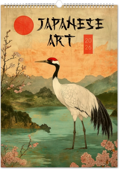 Muurkalender Vintage posters – Japanse kunst 2026