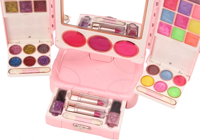 Vanity box with organization and portable design