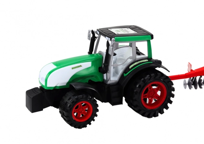 Tractor met aanhanger speelgoedset
