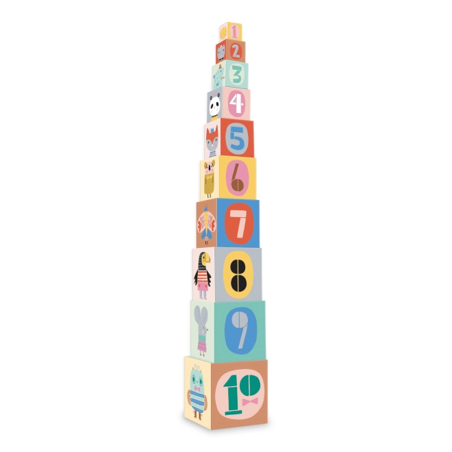 Learning through play: numbers 1–10 and cute animals