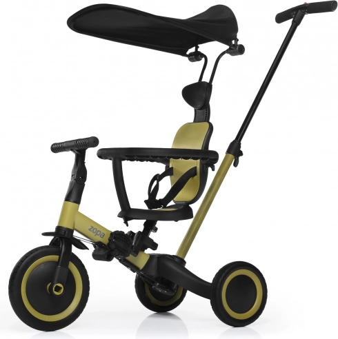 Driewieler Zopa Razor Pro 6-in-1 Kodi Bronze met duwstang