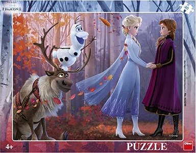 Puzzle Dino Frozen II 40 Pieces for Children's Joy