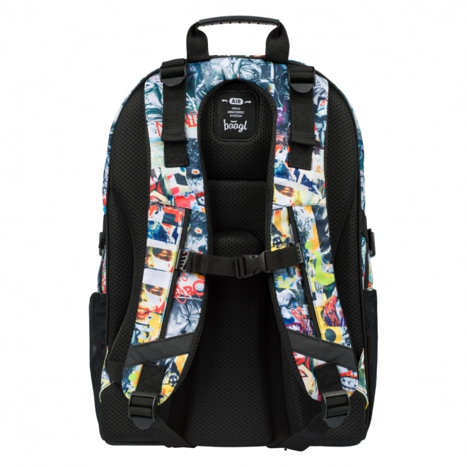 BAAGL Sac à dos scolaire Skate Batman Comics