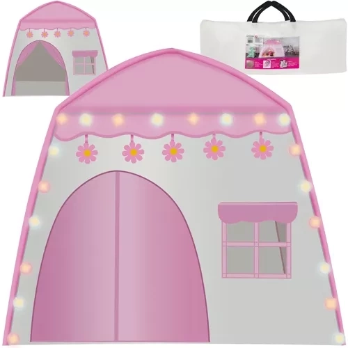 Kindertent HUIS + lichtjes 23472