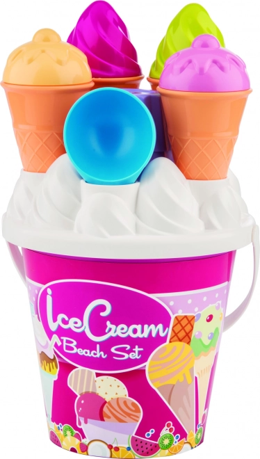 Setspeelgoed voor zand ijsje - roze