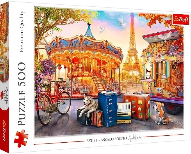 Puzzel 500 stukjes – Vakantie in Parijs TREFL