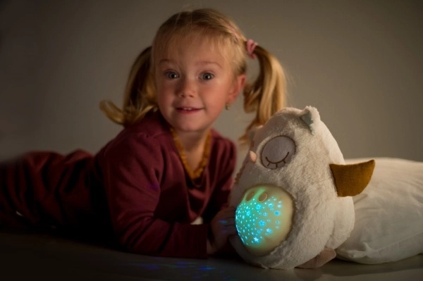 Slaapknuffel - uiltje met licht en geluid