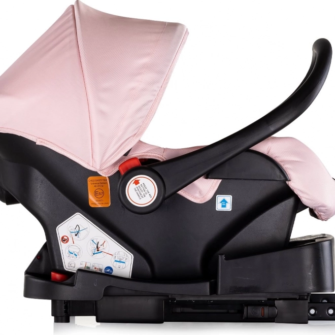 Siège auto pour enfant Chipolino Aura i-Size Rose marshmallow