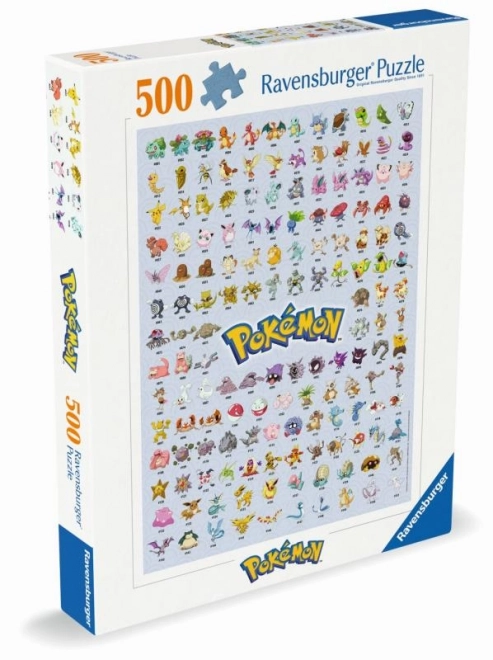 Puzzel van de eerste 151 Pokémon 500 stukjes