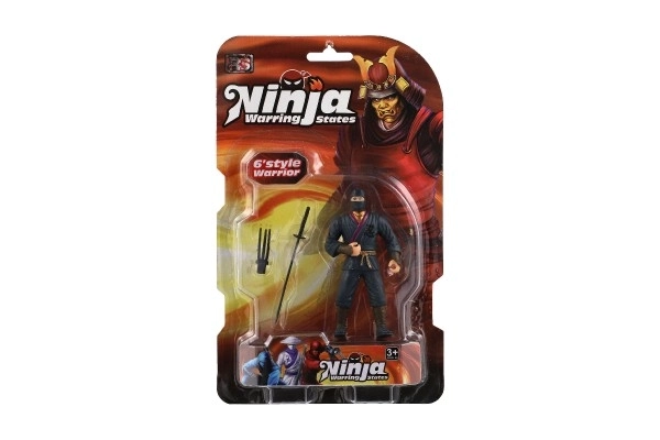 Ninja-Figur mit Zubehör 10 cm