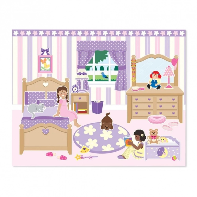 Herbruikbare Sticker Set 'Wij Spelen Huis' Melissa & Doug