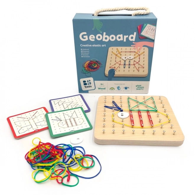 Houten bord voor creatieve creatie - Geoboard B. Toys