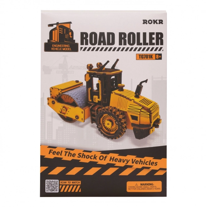 RoboTime houten 3D-puzzel - Wegwals