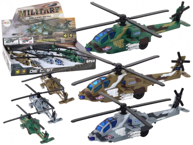 Militaire helikopter Militaire helikopter Aluminium composiet Geluidse verlichting