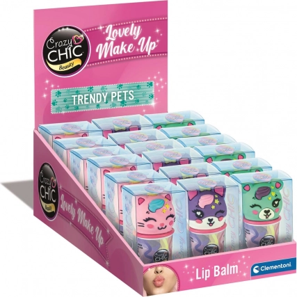 Baume à lèvres Crazy Chic en forme de glace et de muffin CLEMENTONI