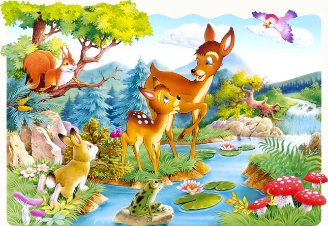 Puzzel 20 stukjes MAXI Kleine ree